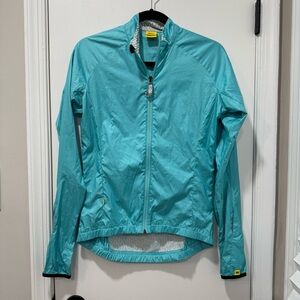 Mavic women's size Small Duralite Soft TechTeal Jacket for‎ cycling/riding